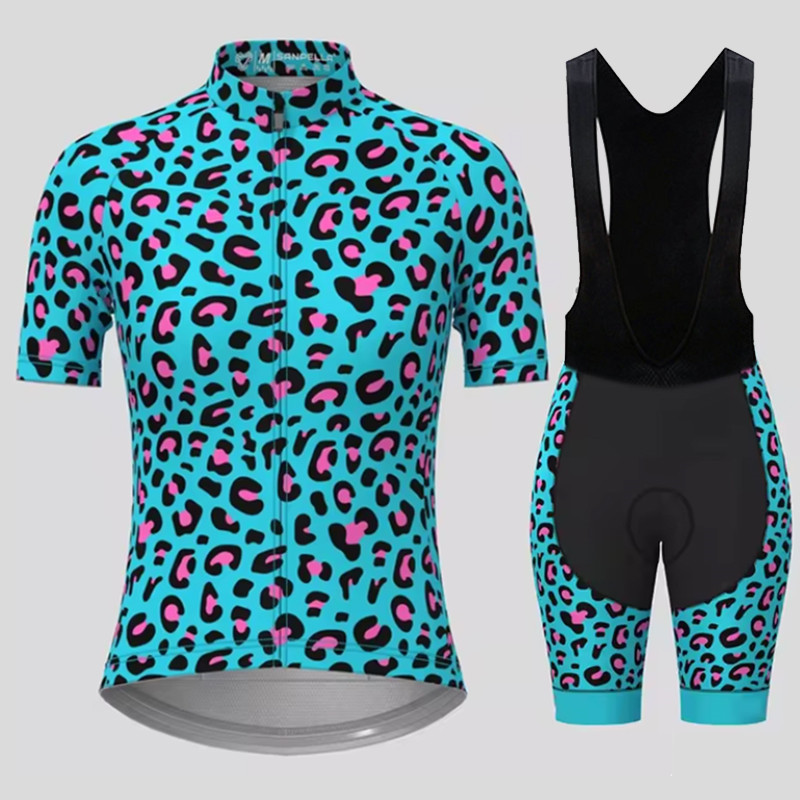 Cycling Loop - Men's Breathable Cycling Suit Set, Blue