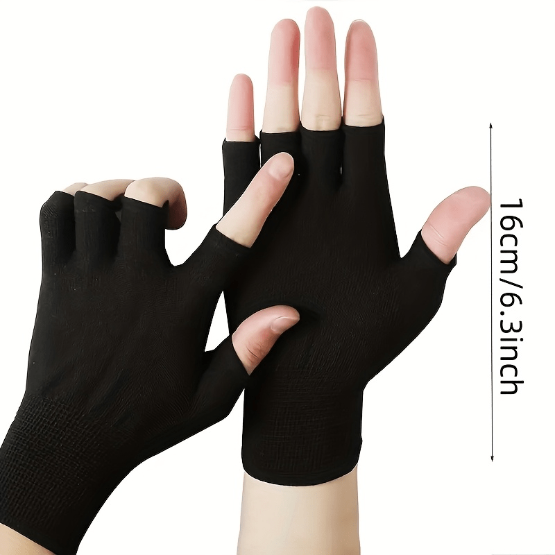 Black Knit Half Finger Gloves, - đánh giá và giá Cycling To Work