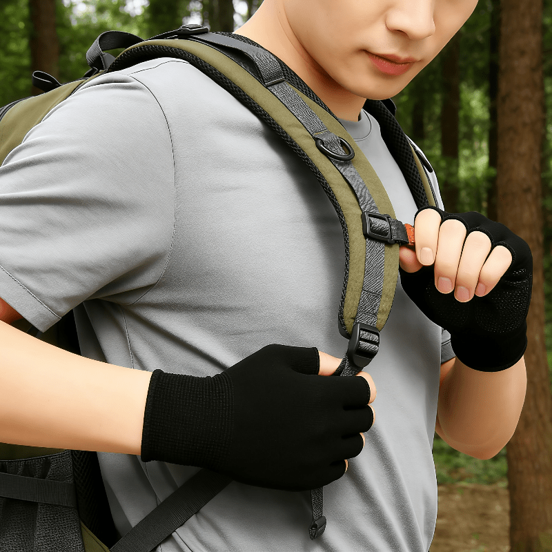 Black Knit Half Finger Gloves, - đánh giá và giá Cycling To Work
