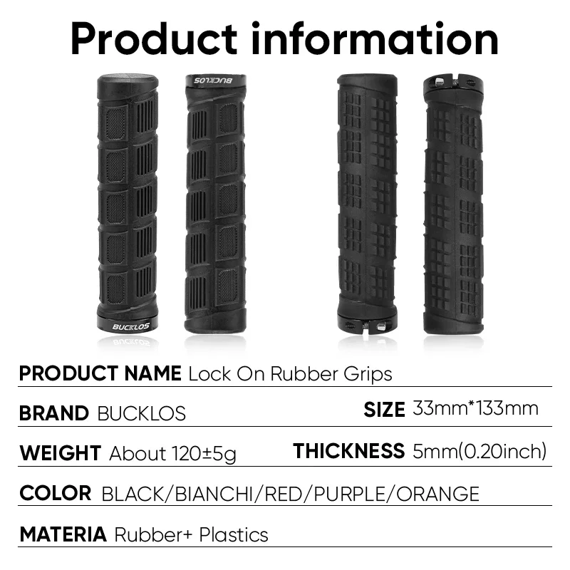 BUCKLOS Bicycle Grips Rubber S - đánh giá và giá Commuter Bike Lock