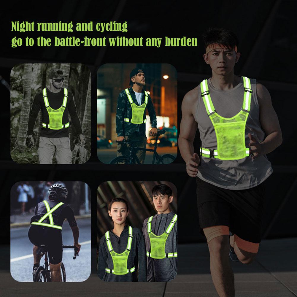 Reflective Safety Vests Lightw - đánh giá và giá Reflective Vest Cycling