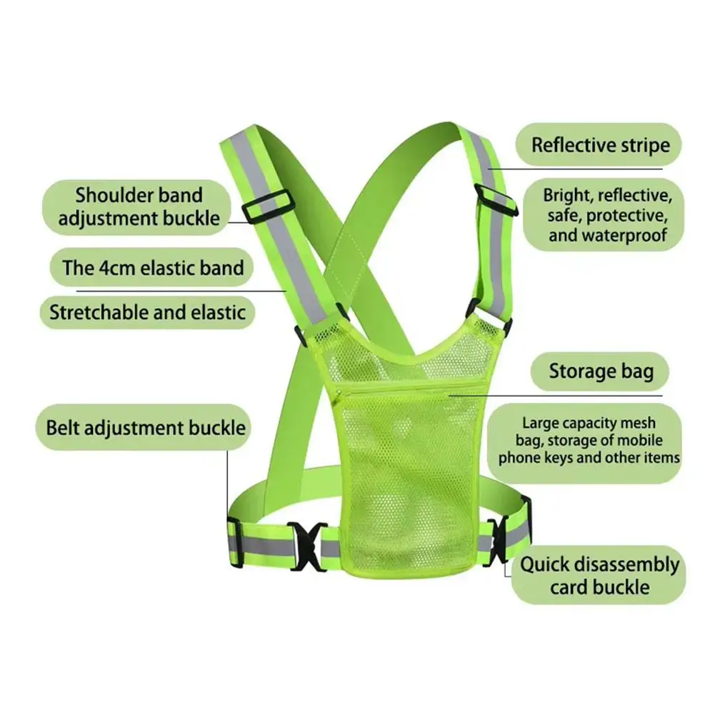Reflective Safety Vests Lightw - đánh giá và giá Reflective Vest Cycling