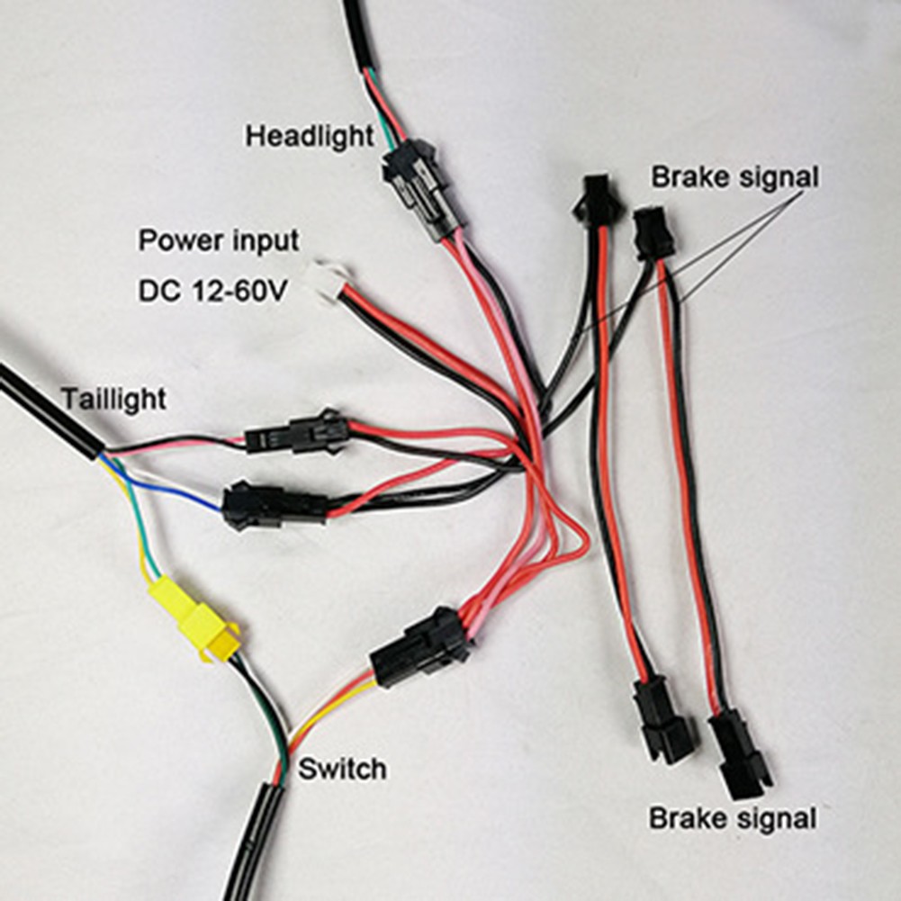 24-60V Electric Bike Light Con - đánh giá và giá Bike Light Front Rear