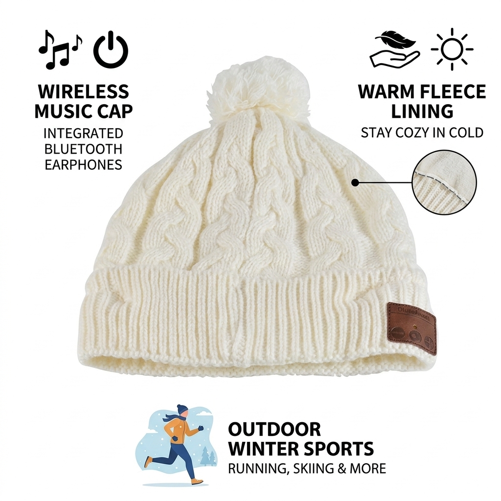 1pc Beanie Hat Warm Fleece Lin - đánh giá và giá Winter Cycling Commute Gear