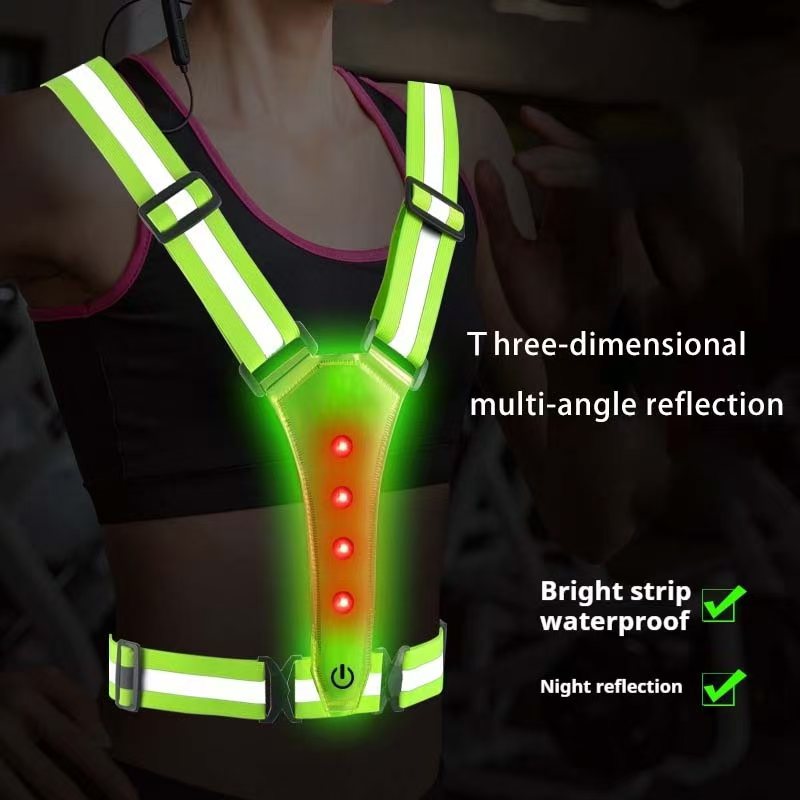 LED Running Vest Reflective Gl - đánh giá và giá Reflective Vest Cycling