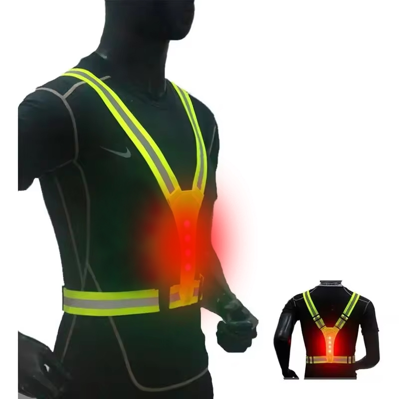 LED Running Vest Reflective Gl - đánh giá và giá Reflective Vest Cycling