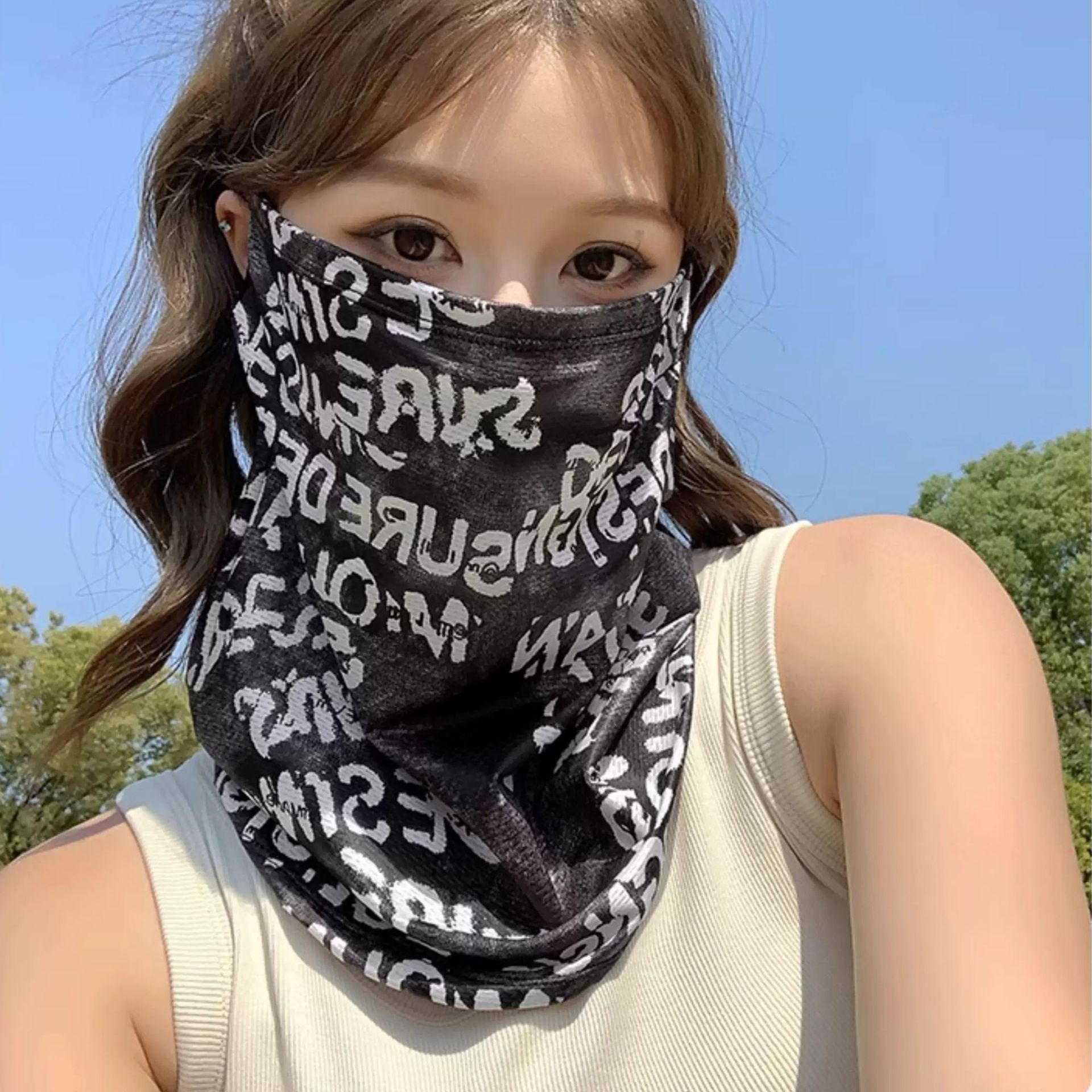 UV Protection Face Gaiter Ear  - đánh giá và giá Cycling Loop