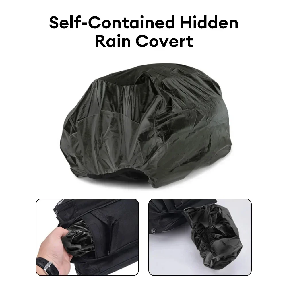 Bicycle Trunk Bag 27L Bicycle  - đánh giá và giá Cycling Commute In Rain