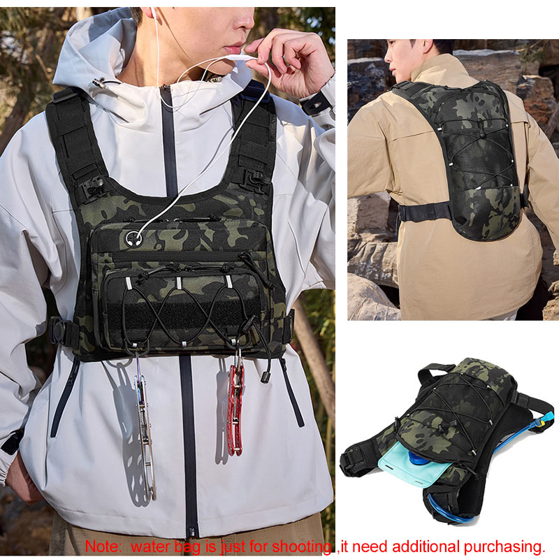 Tactical Bag Front Chest Rig V - đánh giá và giá Reflective Vest Cycling