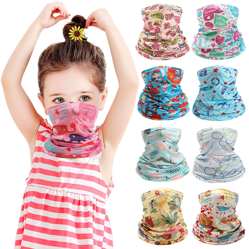 Kids Neck Cover Cute Ice Silk  - đánh giá và giá Cycling Loop