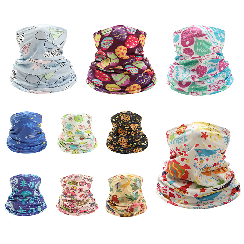 Kids Neck Cover Cute Ice Silk  - đánh giá và giá Cycling Loop