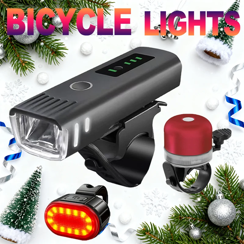 Christmas Bike Light Set USB R - đánh giá và giá Bike Light Front Rear