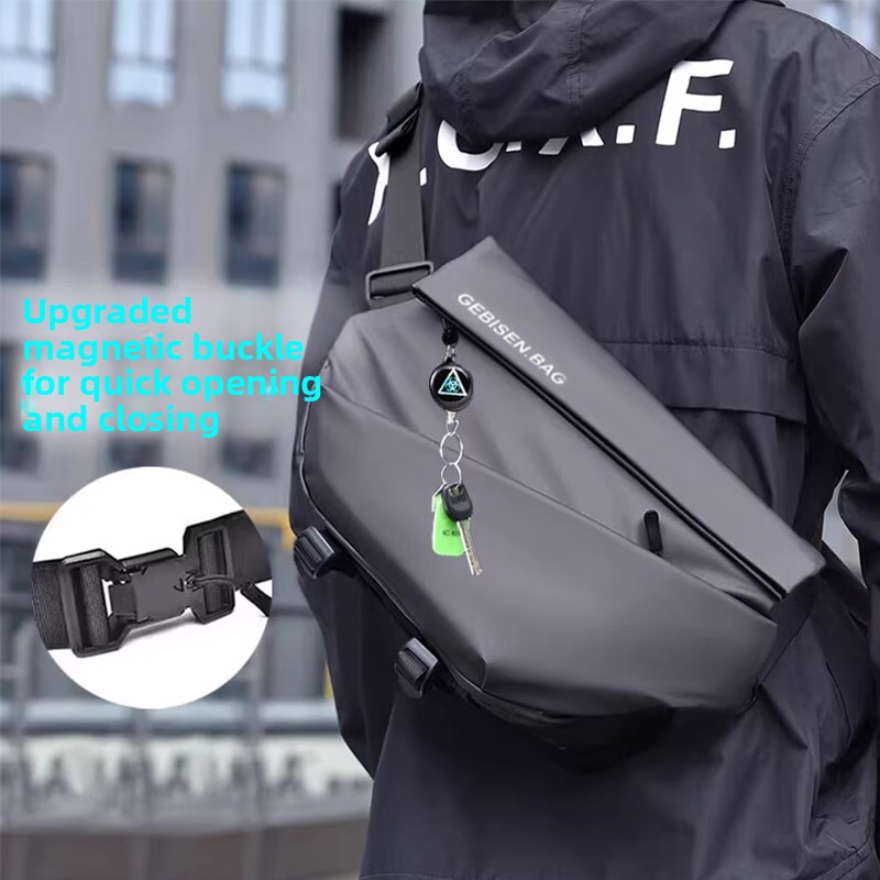 Magnetic Buckle Men Crossbody  - đánh giá và giá Cycling Commuting